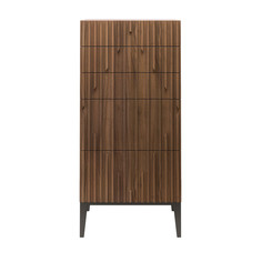 Комод высокий menorca (mod interiors) коричневый 55x118x45 см.