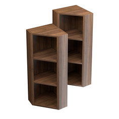 Шкаф навесной menorca (mod interiors) коричневый 30x90x30 см.