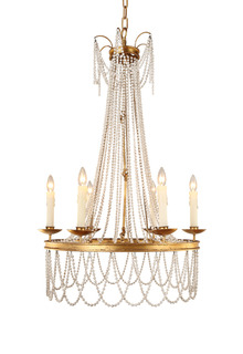 Люстра tendence 0889cl-6gd (milosh) золотой 94 см.