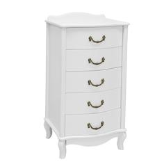 Комод джульетта узкий (leset) белый 49.0x92x40 см.