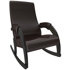 Кресло-качалка california (комфорт) коричневый 54x100x95 см. Komfort