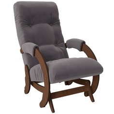 Кресло-глайдер oxford-68 (комфорт) серый 55x100x88 см. Komfort