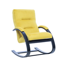 Кресло-качалка милано (leset) желтый 68x100x80 см.
