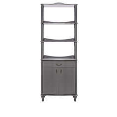 Этажерка джульетта-3 (leset) серый 75x207x41 см.