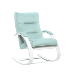 Кресло-качалка милано (leset) голубой 68x100x80 см.