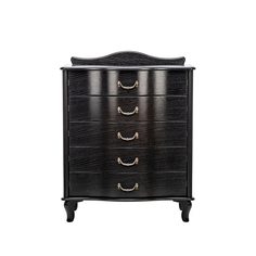 Комод джульетта (leset) черный 75x95x41 см.