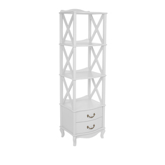Этажерка джульетта-3 (leset) белый 50x161x40 см.