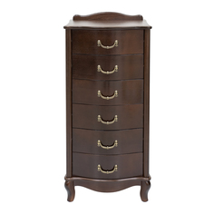 Комод джульетта узкий (leset) коричневый 49x106x40 см.