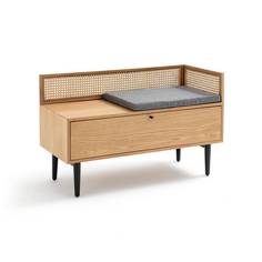 Скамья для прихожей noya (laredoute) коричневый 103x63x45 см.