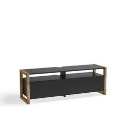 Тв-тумба с откидной крышкой compo (laredoute) черный 120x40x33 см.