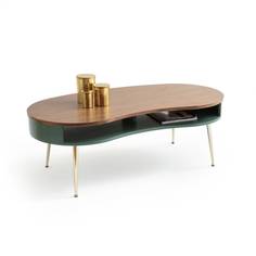 Столик журнальный topim (laredoute) коричневый 120x41x60 см.