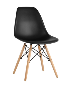 Стул eames wood (stoolgroup) черный 46x81x53 см.