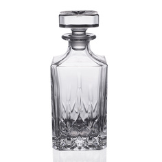 Штоф с крышкой opera 750мл (rcr) прозрачный 20x20x27 см.