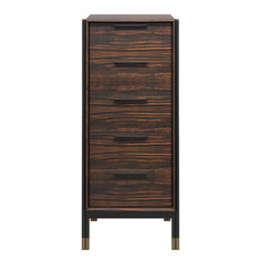 Комод высокий benissa (mod interiors) коричневый 50x118x45 см.