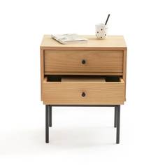 Тумба изголовья nyjo (laredoute) коричневый 40x48x30 см.