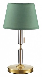 Настольная лампа декоративная london (odeon light) зеленый 17x50x27 см.