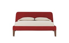 Кровать “parallel” 160*200 (idealbeds) красный 206x100x215 см.