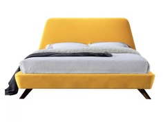 Кровать “arroyo” 140*200 (idealbeds) желтый 160x100x220 см.