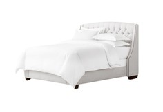 Кровать warner tufted (idealbeds) белый 184x130x215 см.