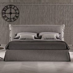 Кровать alba (idealbeds) серый 175x100x212 см.