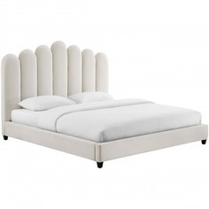 Кровать “celine cream” (idealbeds) серый 150x135x215 см.