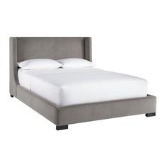 Кровать “aj” (idealbeds) серый 155x120x212 см.