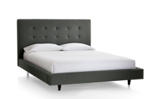 Кровать tategrey mod collection (idealbeds) серый 215x105x227 см.