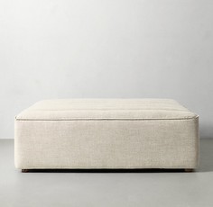 Оттоманка chelsea (idealbeds) серый 115x38x115 см.