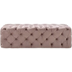 Банкетка kaylee velvet mauve (idealbeds) розовый 125x41x54 см.