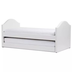 Кровать детская alessia (idealbeds) серый 214x90x130 см.