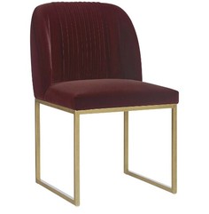 Стул nevin merlot (idealbeds) красный 57x85x50 см.