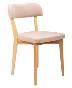 Стул франк крем/натур.бук (r-home) бежевый 48x78x59 см.