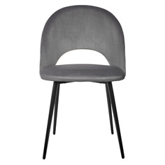 Стул leo (bradexhome) серый 49x82x52 см.