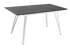 Стол обеденный раздвижной диего (r-home) черный 140x75x80 см.