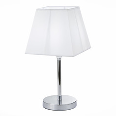 Настольная лампа grinda (st luce) серебристый 22x43x22 см.