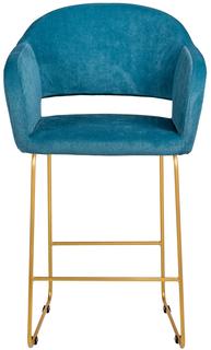 Кресло полубар oscar (r-home) голубой 60x100x55 см.