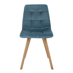 Стул easy (bradexhome) бирюзовый 45x88x55 см.