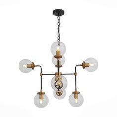 Люстра подвесная varieta (st luce) черный 60 см.