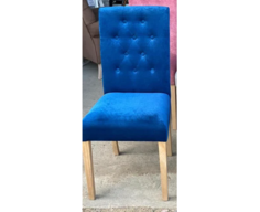 Стул альбан (инлавка) синий 43x99x47 см.
