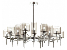 Подвесная люстра diatra (odeon light) серебристый 77 см.
