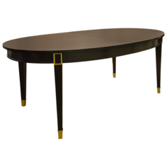 Обеденный стол раздвижной modena (fratelli barri) коричневый 180x76x110 см.