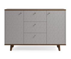Комод twin (the idea) серый 121x82x40 см.