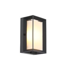 Светильник уличный настенный cubista (st luce) черный 13x22 см.