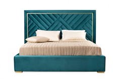 Кровать manhattan (icon designe) зеленый 220x150x218 см.