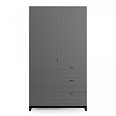 Шкаф cs218 (the idea) серый 121x221x60 см.