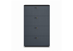 Высокий комод ml050 (the idea) серый 72x115x47 см.