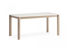 Обеденный стол bergen bgt25 (the idea) белый 160x75x80 см.