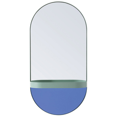 Зеркало oval (remember) зеленый 30x60x10 см.