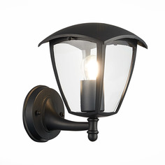 Светильник уличный настенный sivino (st luce) черный 17x22x21 см.