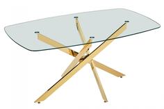 Стол обеденный элис рэк (ist casa) прозрачный 90x75x160 см.